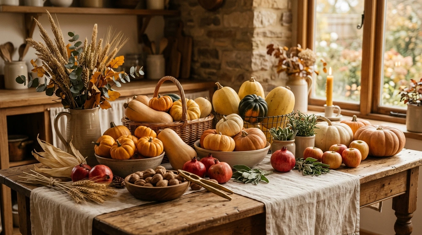 Cuisine saisonnière automne courges
