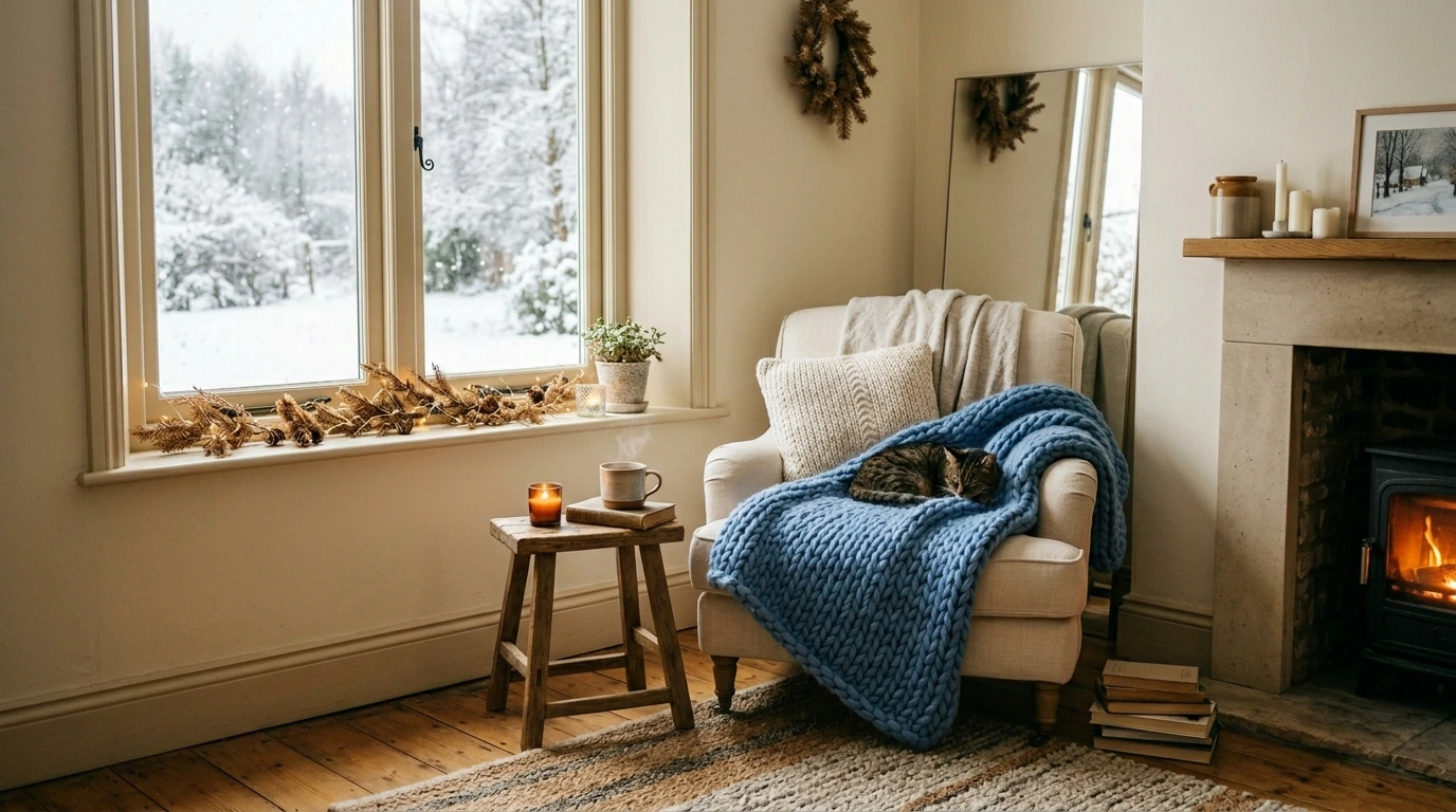Intérieur cosy hiver
