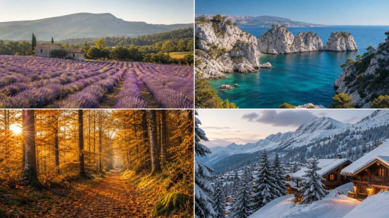 Où partir en France selon la saison
