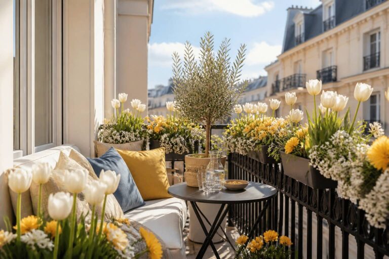 Comment réussir un balcon fleuri au printemps